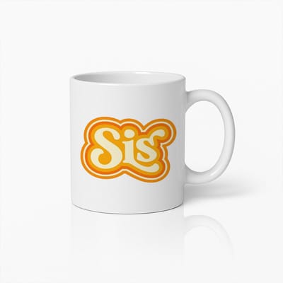 Sis Mok 330ml | Schattige Koffiebeker Cadeau voor Zussen, Familie & Speciale Gelegenheden