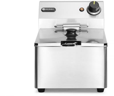 Professionele RVS Frituurpan met Koude Zone en Instelbare Temperatuur (6L)