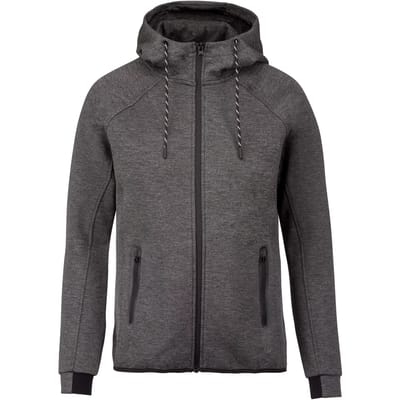 PROACT® Herenjas met capuchon performance PA358 - Deep Grey Heather - XXL