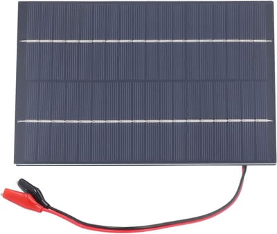Zonnepaneel - Energieopwekker - Huisverlichting - Monokristallijn silicium - 42W 18V - Zwart