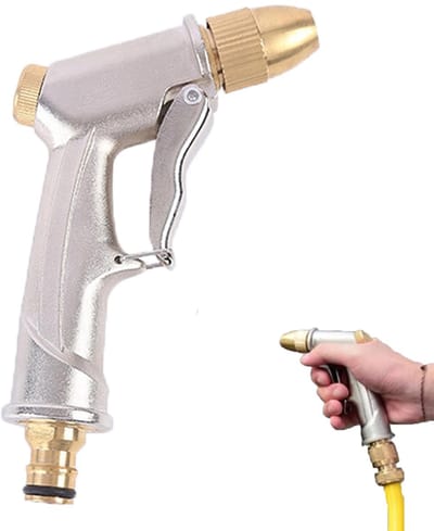 NTHProducts - Tuinslang Spuit - Waterpistool - Hoogdruk - Metaal - Voor Planten Wateren - Auto Wassen - Huisdieren Douchen