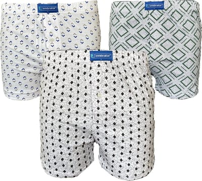 Embrator 3-pack mannen Boxershort Loose Fit katoen M