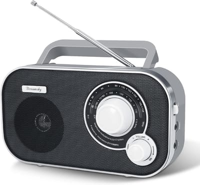 Draagbare AM/FM Radio met Helder Geluid