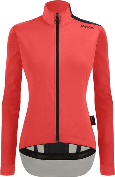 Santini Fietsjack Winter Dames Roze Zwart - Vega Multi Winter Jacket For Woman Granatina - XL