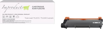 Improducts® Toner - Alternatief Brother TN2320 TN-2320 / TN2310 TN-2310 zwart hoge inhoud v4