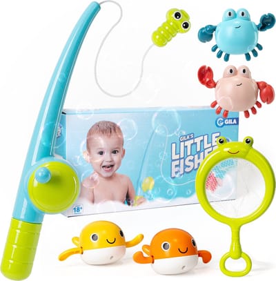 GILA Little Fisher - Zwembadspeelgoed - Badspeelgoed - Badspeeltjes - Interactief Speelplezier voor In bad Gaan