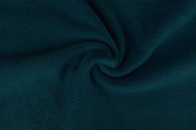 10 meter fleece stof - Donker petrol - 100% polyester