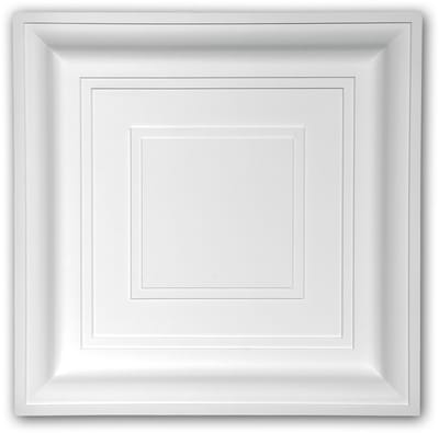Plafondtegel 157002 Profhome Plafond-element Wandpaneel modern design wit