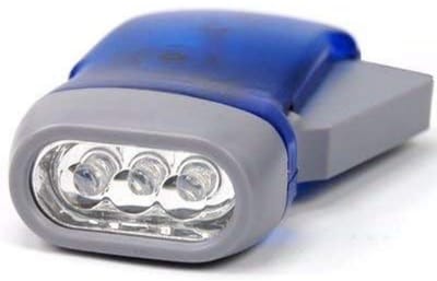 EXCITAT Zaklamp - LED-zaklamp - Draagbaar - Milieuvriendelijk - Geschikt voor kamperen en wandelen - Blauw