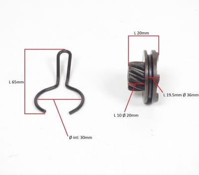 Rocher de kick Teknix voor Scooter Generic 50 Ideo Nieuw