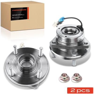 Frankberg 2x Wielnaaf Set Achter voor Opel Astra H Caravan GTC Twintop