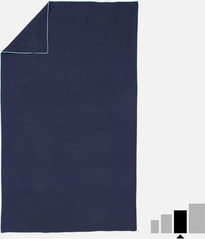 Strandlaken Microvezel Voor Ligbed 80X130 CM GRIJS