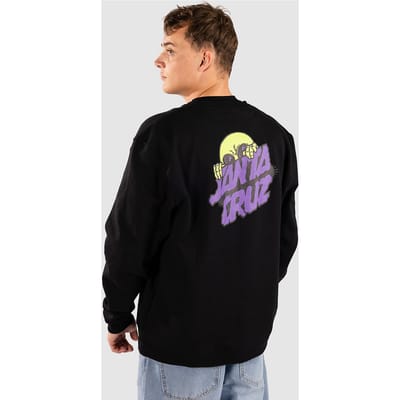 Santa Cruz Knibbs Alien Stacked Strip Sweater zwart