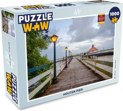 Puzzel Houten pier - Legpuzzel - Puzzel 1000 stukjes volwassenen