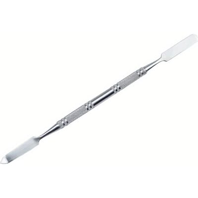 1 stuks RVS Spatel Professioneel Spiegel Lady Menggereedschap voor Nagel Oogschaduw Wimper Pigment Mengen Foundation zilver