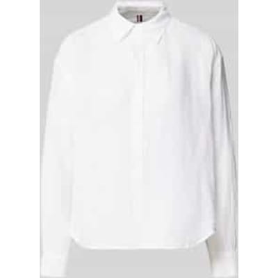 Oversize blouse van puur linnen