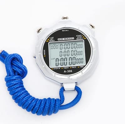 Sport Stopwatch Timer - Digitaal Display - 1/1000 Seconde Precisie Elektronische Digitale Timer - Waterdicht - Buitensporten