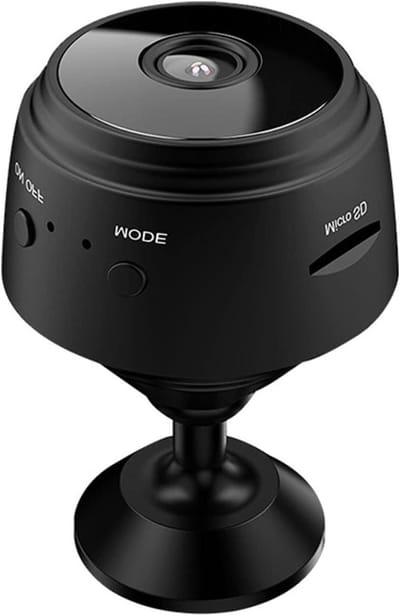 Draadloze Verborgen Camera - Mini Beveiligingscamera WiFi - Thuis Beveiliging - Bewegingsdetectie Nachtzicht - 720P HD - Zwart