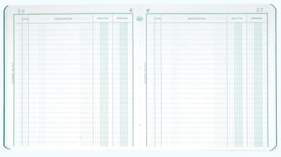 Exacompta ontvangsten en uitgaven, ft 21 x 19 cm, Nederlandstalig