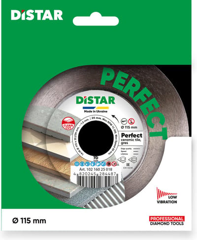 PERFECT diamantschijf 115 keramische tegels , DIAMOND CUTTING BLADE 1A1R 115X22,23H PERFECT
