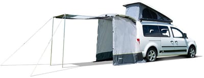 Brunner Pilote Caddy 4 - Achterklep Tent Volkswagen Caddy 2015-2021 - Tailgate Tent - 135 x 135 x 200 - Oxford Polyester