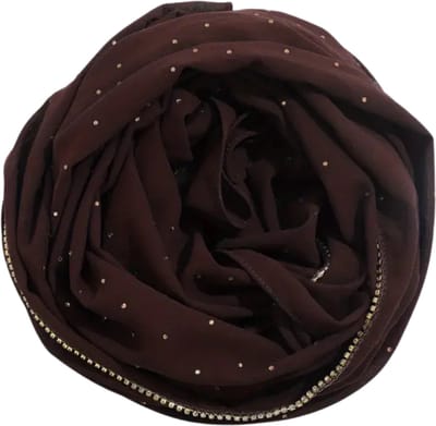 Bovista Hoofddoek - Hijab - Dames - Abaya - Sjaal - Islamitische Kleding - Moslim Kleding - Alhamdulillah - Bruin