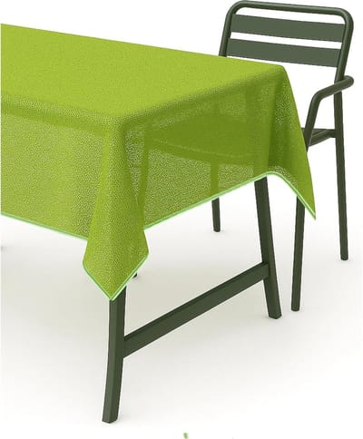 Tafelkleed Groen - Tuinkleed Afwasbaar - Buiten Eten - Weerbestendig PVC - 130 x 220 cm - Groen