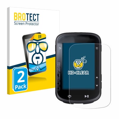 BROTECT - Screenprotector voor iGPSPORT BSC200 - Folie Beschermfolie transparant 2 Stuks