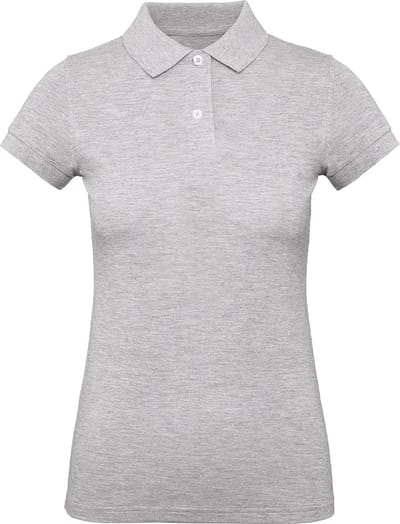 B&C Ladies' organic polo shirt CGPW440 - Heather Grey - L