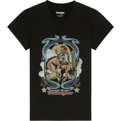 Dames-T-shirt met smalle band Wrangler Beauty