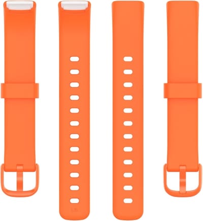 Siliconen bandje - geschikt voor Fitbit Luxe - maat M/L - oranje