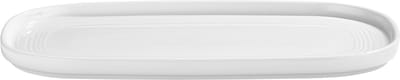 By Bone - Helix White - Bord - 1 stuk - 30 x 16 cm - Wit - Porselein - Serveerschaal