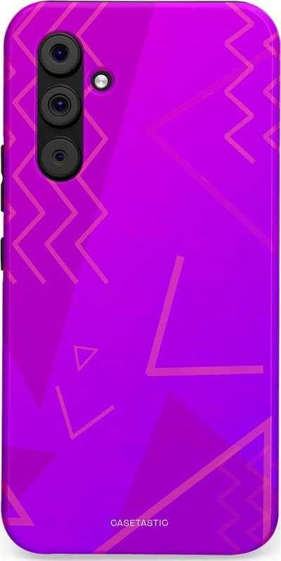 Casetastic Hoesje Geschikt voor Samsung A54 (5G) - Stijlvolle Beschermende Duo-layer Case - Discowave