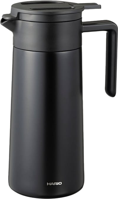 HARIO - Dubbelwandige Thermal Pot met Keramische Coating - 800mL - Zwart