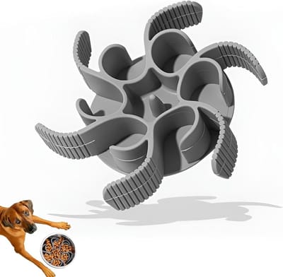Famanu – Anti-schrokbak kat anti-schrokbak honden slow feeder slow feeder hondenbak invoeging anti schrokbak anti schrokbak hond vermindert overeten voor honden en katten snijbaar