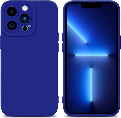 Cadorabo Hoesje geschikt voor Apple iPhone 12 PRO in FLUID BLAUW - Beschermhoes gemaakt van flexibel TPU silicone Cover Fluid Case