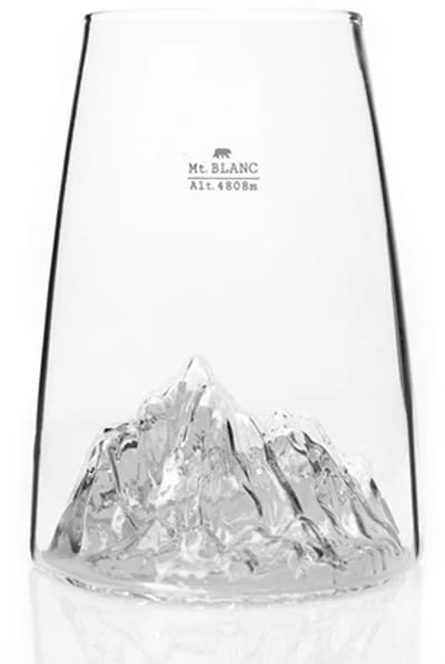 Alaskan Maker Topographic longdrink glas 45cl Mont Blanc