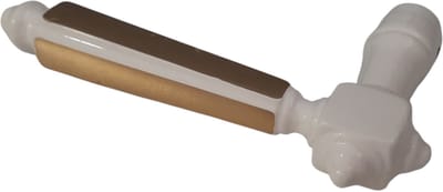 deurkruk kubus koper / wit