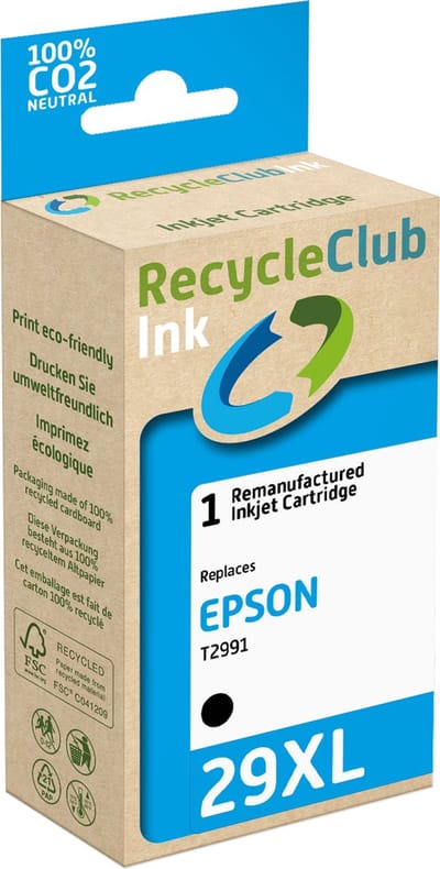 RecycleClub K20726RC inktcartridge 1 stuk(s) Compatibel Hoog (XL) rendement Zwart
