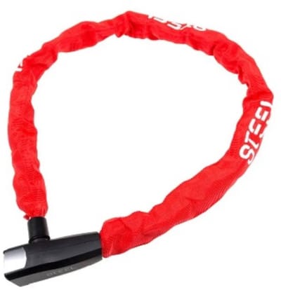 Fiets Steel kettingslot Pro Force 8x8x1100, rood