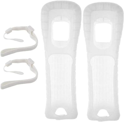 SnelShoppen - Wrist Controller Adapt Silicone Beschermhoes en Polsband Geschikt voor Afstandsbediening (Zwart) - Zachte Textuur, Slijtvast, Wasbaar, A