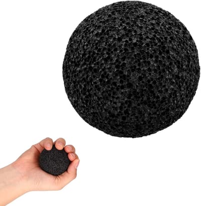 Thijox - Zwarte Eeltbal voor Hand - Transpiratievrij Maangreepbal - Eeltrots voor Gripkrachttraining - Fidget-Hulpmiddel - Anti-Zweet - Anti-Slip Klim