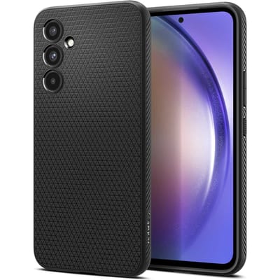 Spigen Liquid Air Hoesje Geschikt voor Samsung Galaxy A54 Back Cover Flexibel TPU Zwart