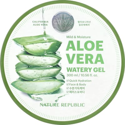 Nature Republic, Mild & Moisture, Aloe Vera Watery Gel, 10.56 fl oz (300 ml)