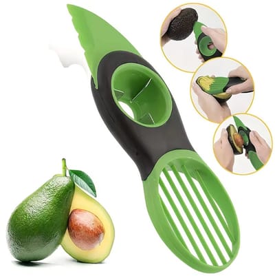 Avocadomesje - Avocado mes - 3-in-1 Avocado snijder - Ontpitter - Slicer - Avocado snijden - Avocado-tool - CHPN