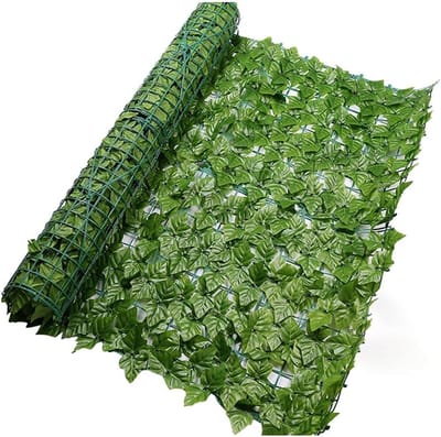 Kunstheg Rol - Decoratieve Afscherming - Privacy Creëren - Weerbestendig - 0.5x3 meter - Groen
