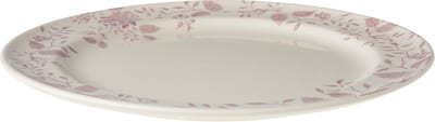 Royal Boch Fleurs Rouges Bord Plat Decor 27cm - Set van 2 stuks