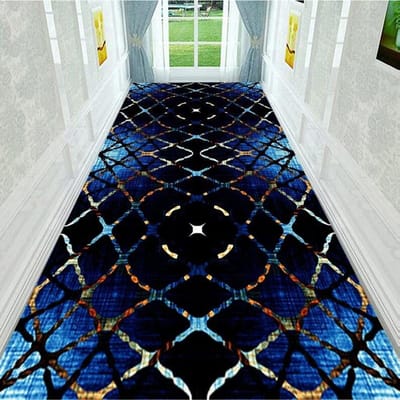 Tapis de couloir long mode 3D Décoration de hall d'entrée Tapis antidérapant pour la maison Chemin de lit Côté de lit HÔTEL Salon Tapis de passage lavable 160*200cm