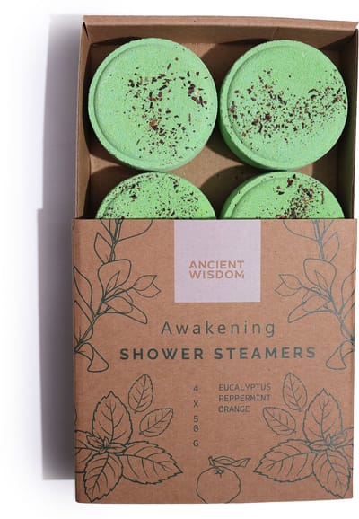 Ancient wisdom - zen - douche stomers - douche steamer - ontwaken - 4 stuks