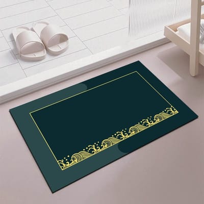 Zachte Diatomeeënaarde Bad Absorberende Mat Toilet Toiletdeur Antislip Sneldrogende Mat 40 * 60cm